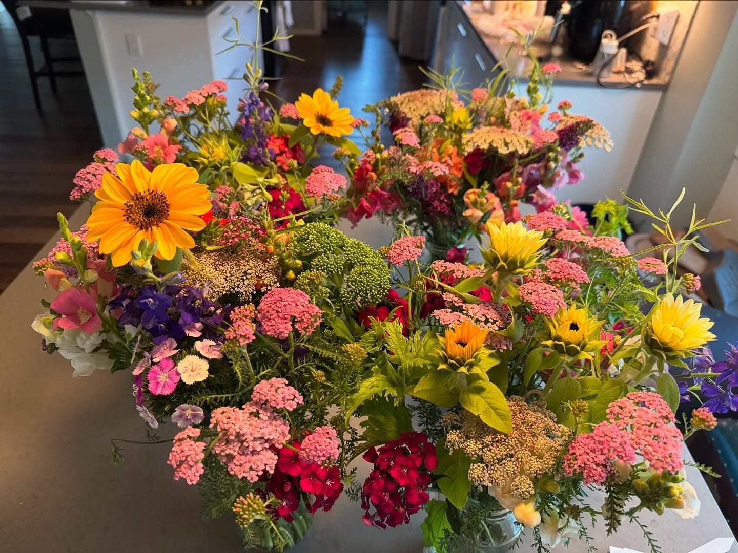 Flower Subscription Jars from Sustainable Stems in Dallas, TX - DFW Flower Farm